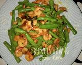 Foto langkah ke 3 dari resep Oseng Buncis Udang Kuning.