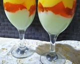 A picture of step 7 of Rainbow Custard.