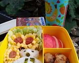 Foto langkah ke 3 dari resep Bento Beruang + ikan saos tiram.