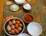 Lekváros- kókuszos piskóta recept fázis 1 fotója