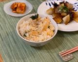 Gambar langkah 4 resipi Salmon Seaweed Rice.
