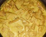 A picture of step 8 of Kadhi pakoda.