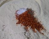 A picture of step 2 of Baisan ke parathy.