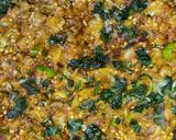 A picture of step 8 of Baingan Ka Bharta (eggplant 🍆).