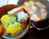 清甜玉米肉丸子湯的食譜步驟3照片