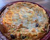 Une image de l'étape 5 de Tarte saumon poireaux blettes mozza.