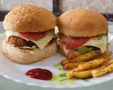 A picture of step 19 of Veg Aloo Tikki Burger.