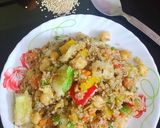 A picture of step 4 of Quinoa Apricot Salad.