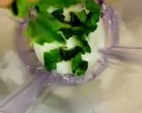 A picture of step 1 of Mint sweet lassi.