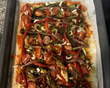 Foto del paso 5 de la receta: Pizza de masa Integral de Verdura Escalivada y Anchoas
