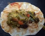A picture of step 13 of Methi veg roll.