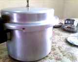 A picture of step 4 of Healthy Mooligai Mudakathan Thoothuvalai Keerai Masiyal - calcium rich.