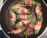 Une image de l'étape 5 de Fagots de Haricots Verts à la Poitrine Fumée.