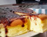 Foto langkah ke 10 dari resep Blueberry Soft Japanese Cheesecake #pr_adakejunya.