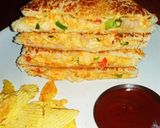 A picture of step 5 of Chicken Veggie Mayo Sandwich.