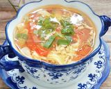 Foto langkah ke 4 dari resep TAN HUA TANG (sup tomat telur).