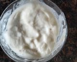 A picture of step 1 of Ripe mango Raita in cinnamon flavour.