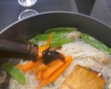A picture of step 4 of Asian Style Grilled pork chops with vermicelli noodles 🍜.