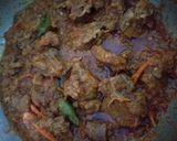 A picture of step 6 of Achar Gosht.