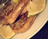 A picture of step 5 of French toast.