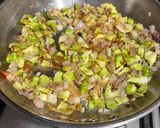 A picture of step 1 of Broccoli masala.