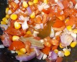 A picture of step 5 of Corn Palak Paneer Curry.