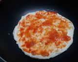 Foto langkah ke 9 dari resep Pizza teflon simpel.