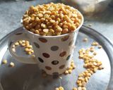 A picture of step 1 of Chana Mash Daal.