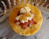 Foto del paso 2 de la receta: Tortas de polenta rellenas con queso Reblochon