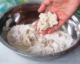 Hình bước làm 1 của món Kí ức tuổi thơ : Hoành thánh mè đen và nồi nước dùng của mẹ