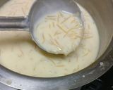 A picture of step 6 of Kesariya Sheer khurma.
