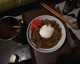 รูปขั้นตอนการทำที่ 4 ของ ข้าวหน้าเนื้อ ติดมัน (Gyudon)
