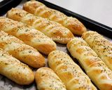 Foto langkah ke 6 dari resep Roti Parmesan Cheese Parmesan Breadstick empuk tapi kokoh.