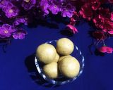 A picture of step 6 of Besan Ladoo.
