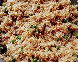 टोमॅटो मटार राईस (Tomato matar rice recipe in marathi) रेसिपी स्टेप 9 फोटो