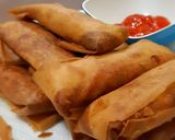 Foto langkah ke 5 dari resep Spring Roll isi trio -ikan ayam udang.