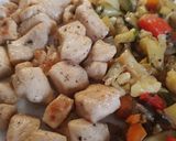 Nyári csirkemell zöldségekkel recept fázis 5 fotója