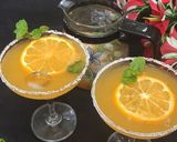 A picture of step 3 of Orange crush cocktail🍸.