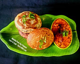 A picture of step 4 of Sooji Bun Dosa (tiffin).