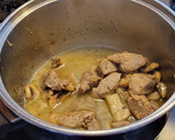 Foto del paso 6 de la receta: Solomillo de cerdo estofado con champiñones y patatas