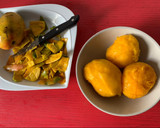 A picture of step 1 of Vegan Mango Bread.