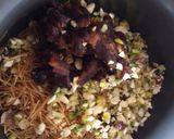 A picture of step 2 of Vermicelli basundi with dates.
