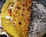 चिज़ी चना दाल चीला (Cheese chana dal cheela recipe in hindi) रेसिपी चरण 9 फोटो