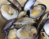 A picture of step 7 of Monkfish (or Hake) in Green Sauce with Clams.