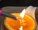 A picture of step 2 of Natural Orange Candle.