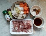 蘿蔔燉肉的食譜步驟1照片