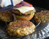 Foto del paso 18 de la receta: Hamburguesas de Arvejas y pencas de acelga de mi casa... 🤔🍔🍔🍔🤨😜!!!