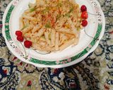 A picture of step 6 of Jain pasta.