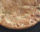 A picture of step 4 of Pizza paratha.