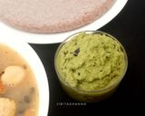 A picture of step 5 of Black Rice Thatte Idli, Spinach Coconut Chutney & Whey Veg Soup.